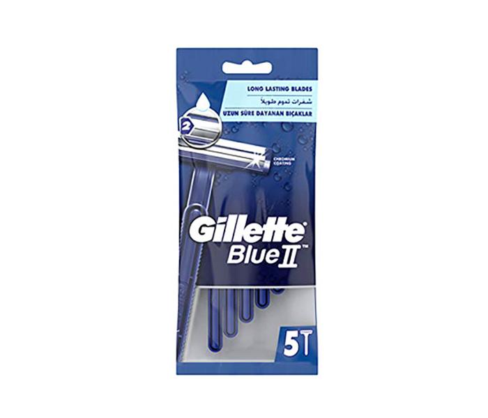 Gillette Blue II Disposable Razor - Pack of 5 - Zoom Image 2