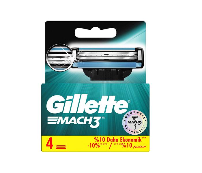 Gillette Mach 3 Men Razor with 4 Cartridges - Zoom Image 1