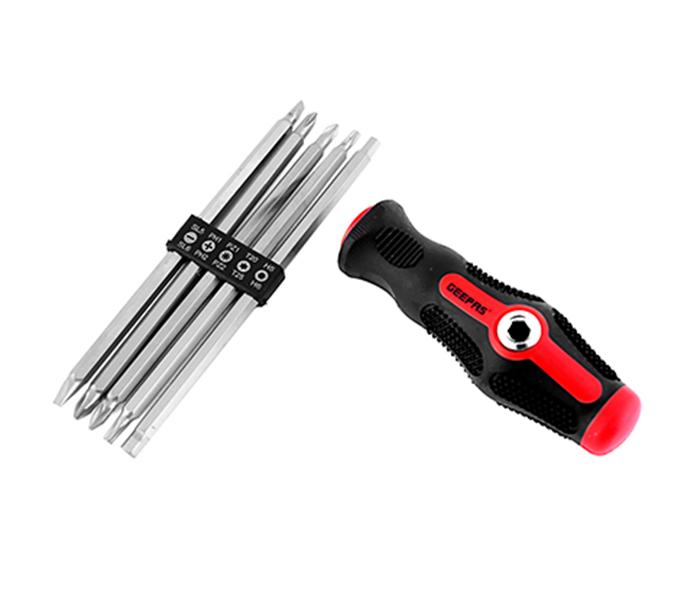 Geepas GT7634 10 In 1 Screwdriver Set Black and Red - Zoom Image 2