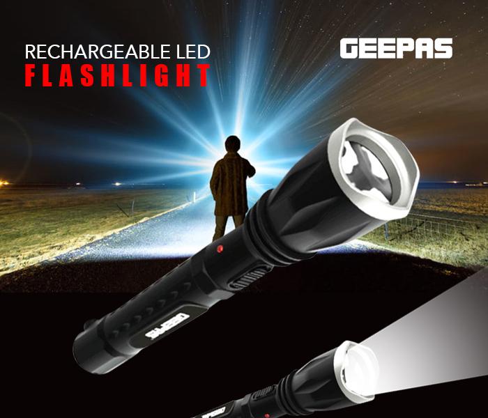 Geepas Torch GFL5578 4V 400 mAh Rechargeable LED Flashlight - Zoom Image 2