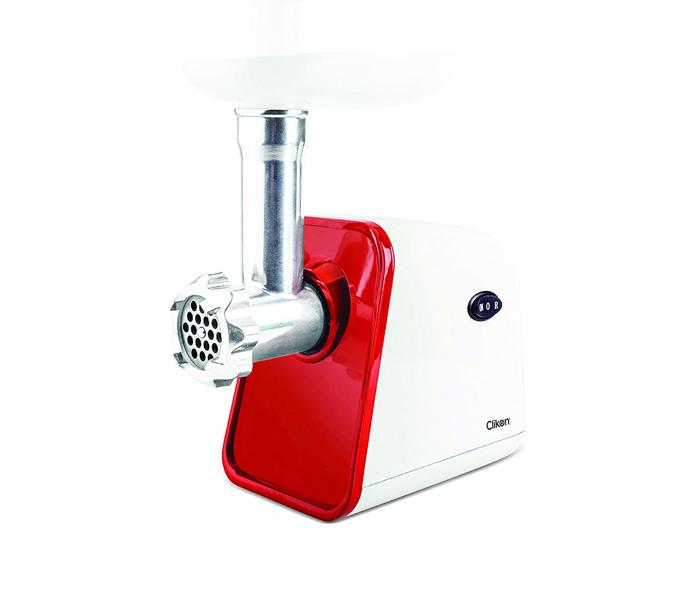 Clikon CK2614 1400W Stainless Steel Meat Grinder with Copper Motor - White and Red - Zoom Image 2