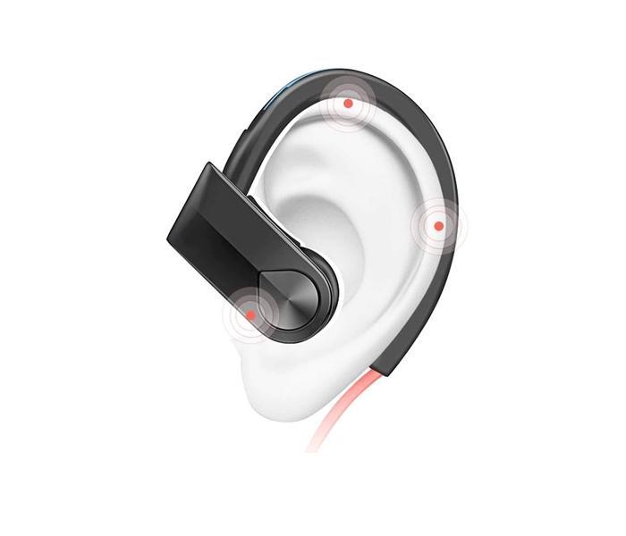 High Quality Wireless Bluetooth Sport Headset - Black - Zoom Image 3