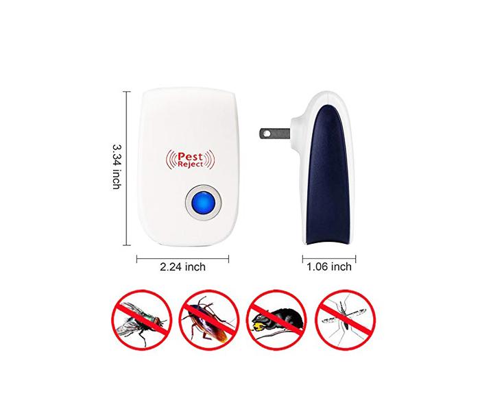 Tanbaby Anti-mosquito Insect Repellent Night Lights Ultrasonic Electronic Pest Mouse Cockroach Repeller Reject EU Plug - Zoom Image 3