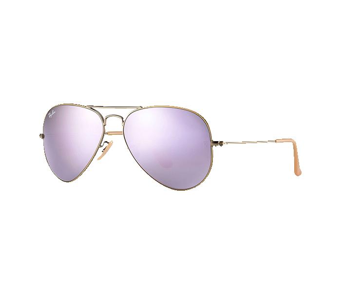 Ray Ban RB3025 167 4K 3N 58 Aviator Bronze-Copper Frame with Lilac Mirrored Sunglass for Unisex - Zoom Image 1