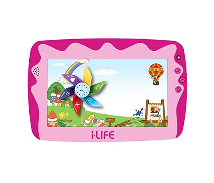 i-Life Kids Tab 4 1GB RAM 16GB Storage Tablet - Pink - Zoom Image 1