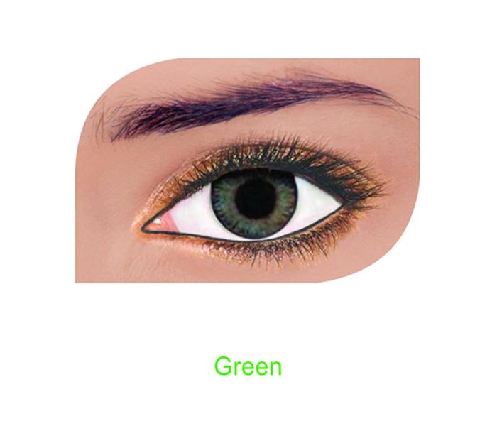 FreshLook Colors Ciba Vision Green Contact Lenses - Pack of 2 - Zoom Image 2