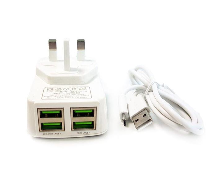 Dekkin USB Power adapter with 4USB port for Mobile Phones - Zoom Image 1