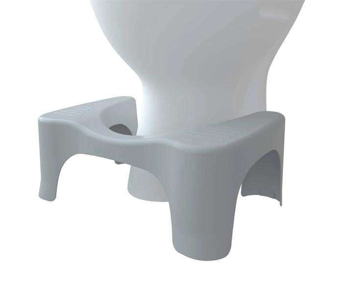 Squatty Potty Curve - Grey Toilet Stoo lSPC-7G - Zoom Image 2