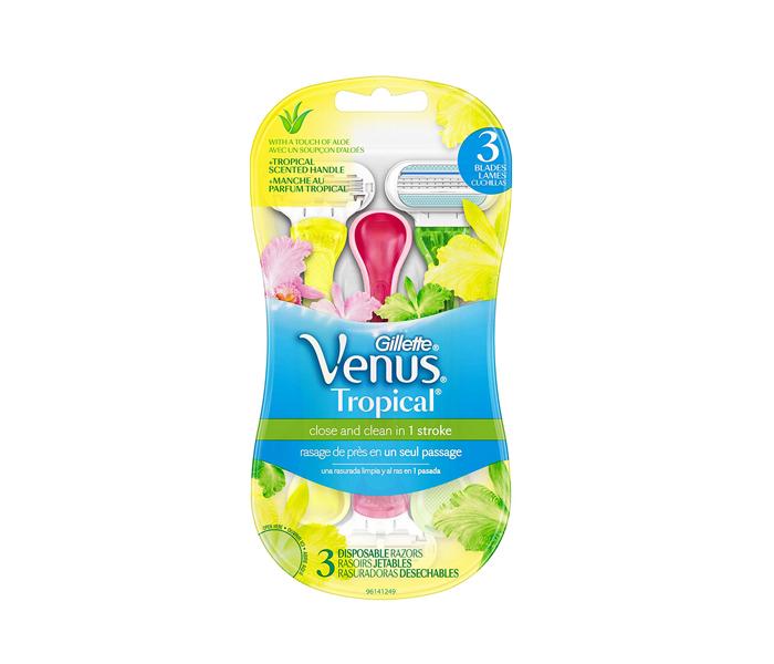 Gillette Venus Tropical Disposable Women Razors - Pack of 3 - Zoom Image 1