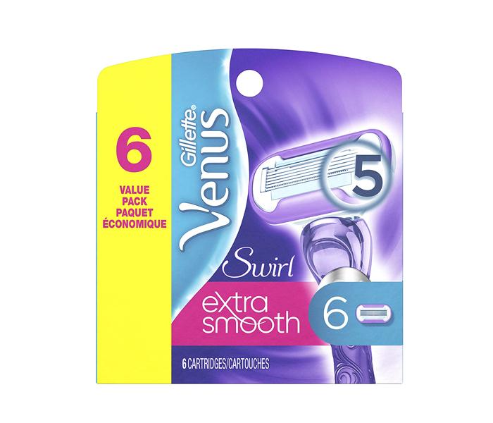 Gillette Venus Extra Smooth Swirl Razor with 6 Cartridges - Zoom Image 1