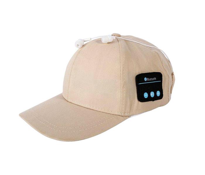 Gloryeleirs Wireless Bluetooth Smart Hat Earphone -  Khaki - Zoom Image 1