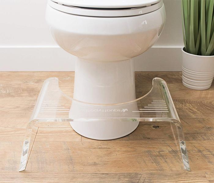 Squatty Potty Slim Ghost Toilet Stool SQG-7T - Zoom Image 1