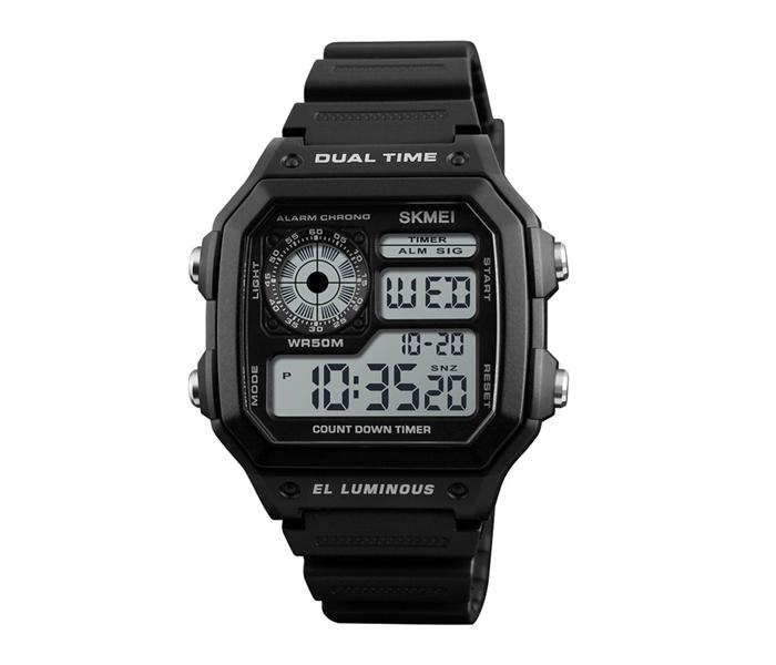 Skmei 1299 Digital Watch - Black - Zoom Image