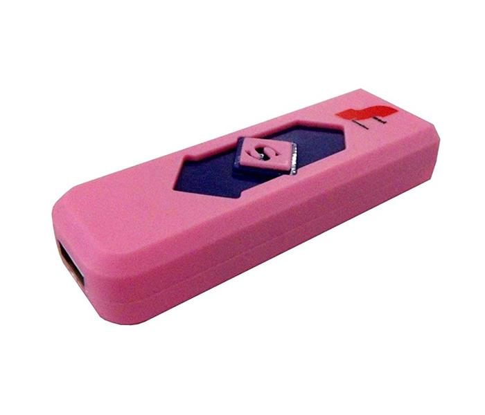 Electronic Rechargeable USB Lighter - Pink - Zoom Image 2