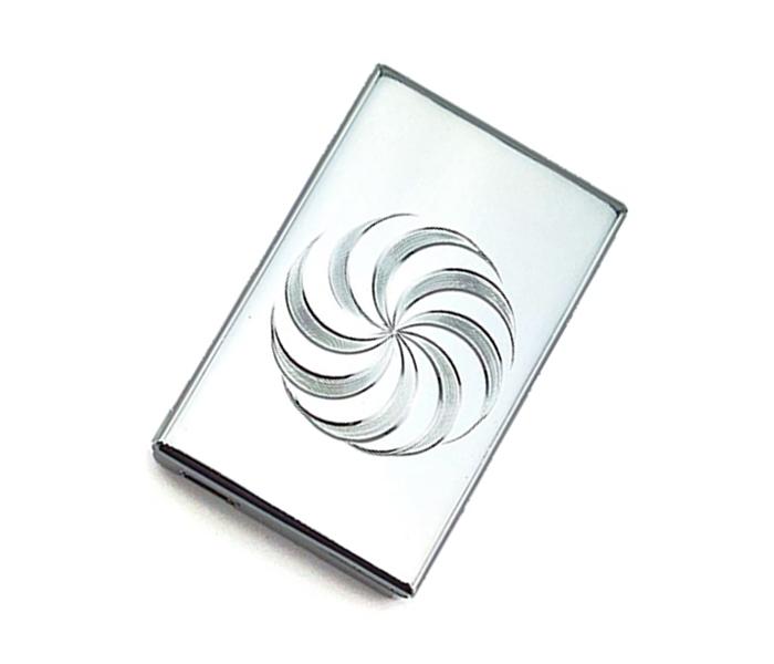 USB Rechargeable Lighter Windproof and Flameless - Silver - Zoom Image 2