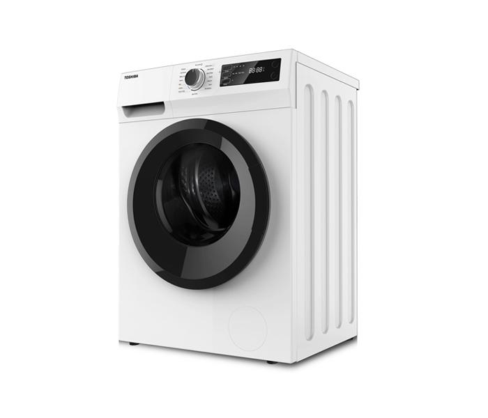 Toshiba TW-H90S2B 8Kg Front Load Washing Machine - White and Black - Zoom Image