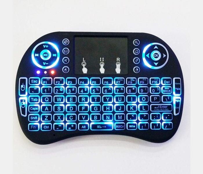 Mini Backlit Wireless Touchpad Keyboard 2.4G Air Mouse For Windows PC, Android TV Box  - Zoom Image 1