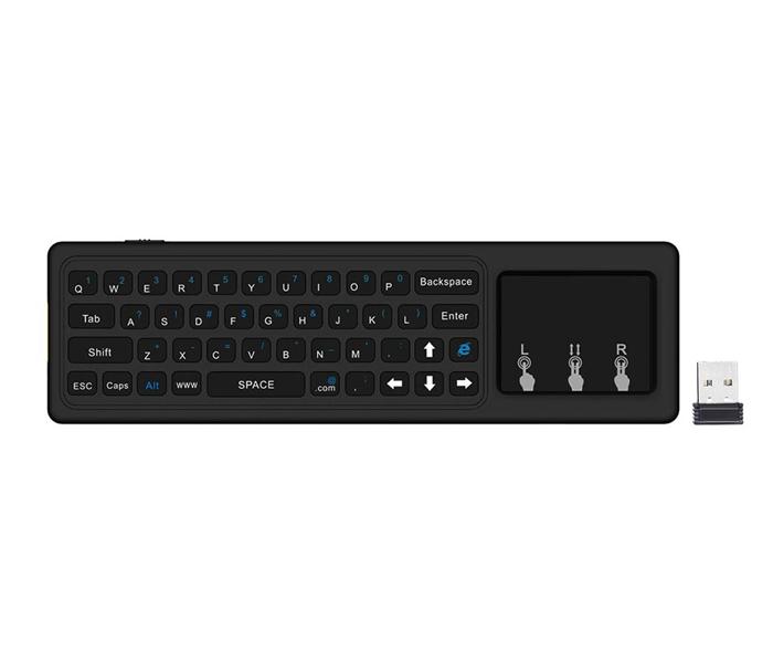 Mini 2.4GHz Wireless Keyboard and Air Mouse Touchpad Handheld Remote Control With 6 Gxes Gyroscope - Zoom Image 3