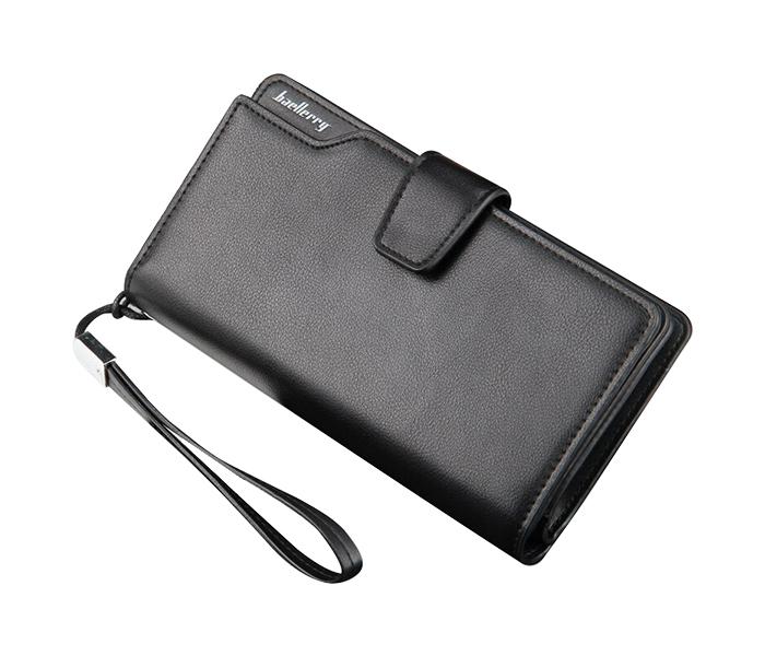 Baellerry ZX-AS016-3 PU Leather Wallet for Men - Black - Zoom Image