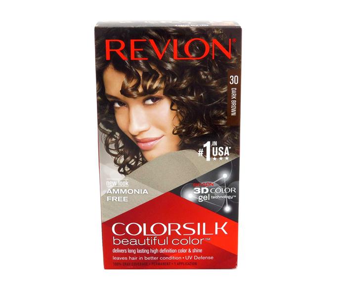 Revlon ColorSilk Beautiful Color - 30 Dark Brown (Pack of 2) - Zoom Image