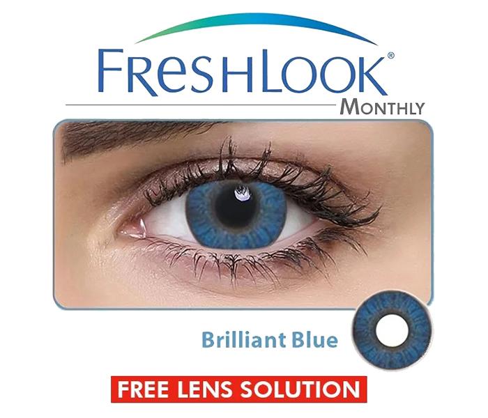 Freshlook Colorblends Ciba Vision Brilliant Blue Color Lenses - Pack of 2 - Zoom Image 2