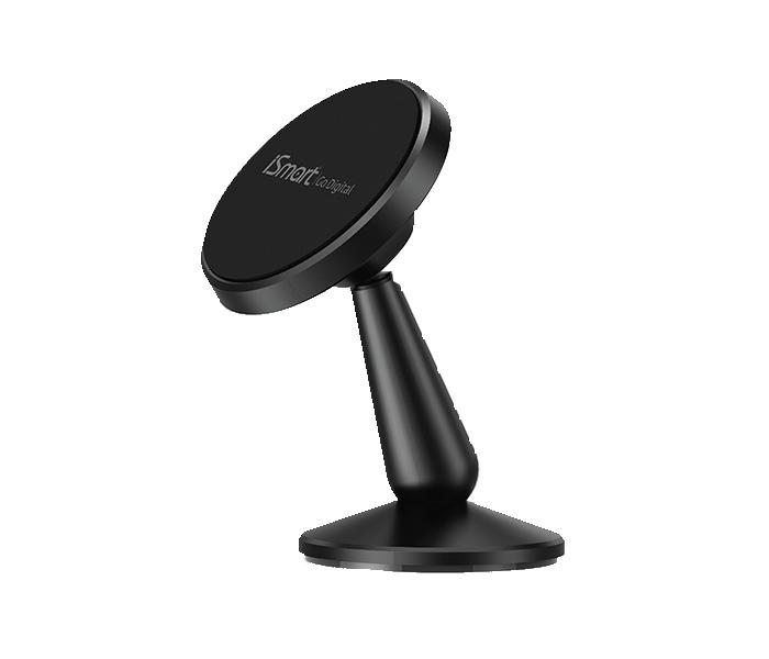 iSmart iHOLD-i80 360 deg Adjustable Car Dashboard Mount Magnetic Phone Holder - Black - Zoom Image 2