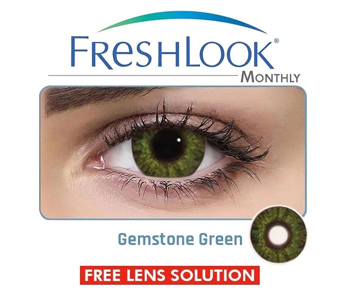 Freshlook Colorblends Ciba Vision Gemstone Green Color Lenses - Pack of 2 - Zoom Image 1