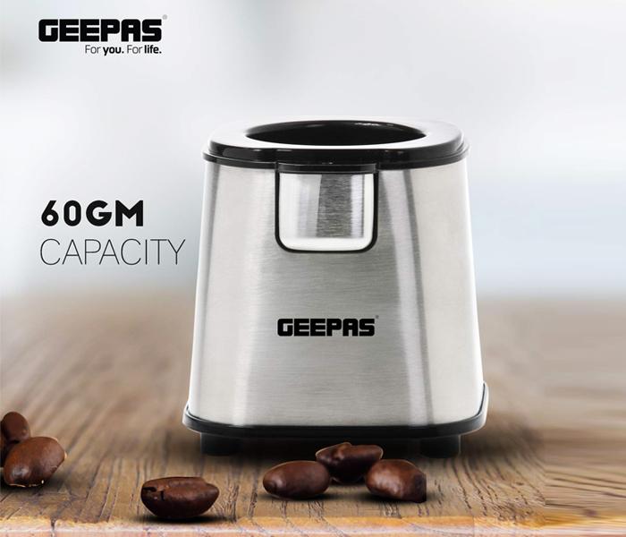 Geepas GCG41011UK Coffee Grinder - Silver - Zoom Image 6