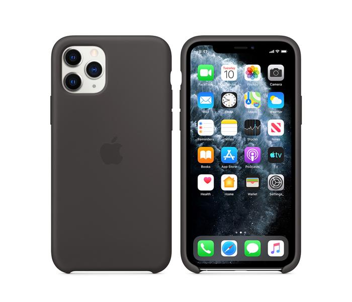 Apple MWYN2 iPhone 11 Pro Silicone Case - Black - Zoom Image 4