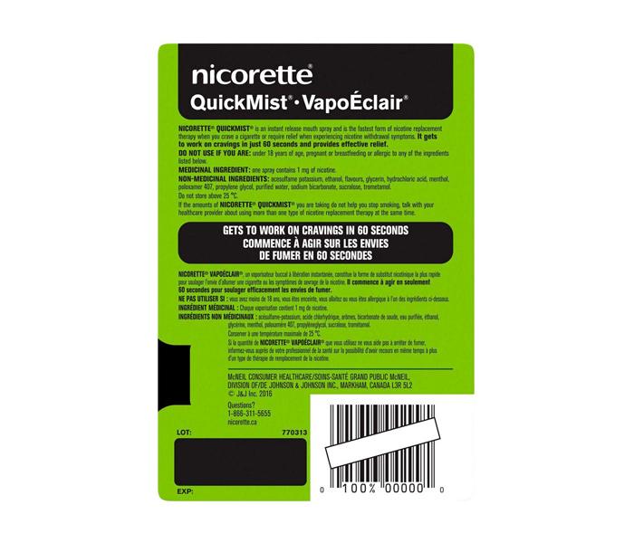 Nicorette QuickMist Nicotine Spray - Fresh mint - Zoom Image 3