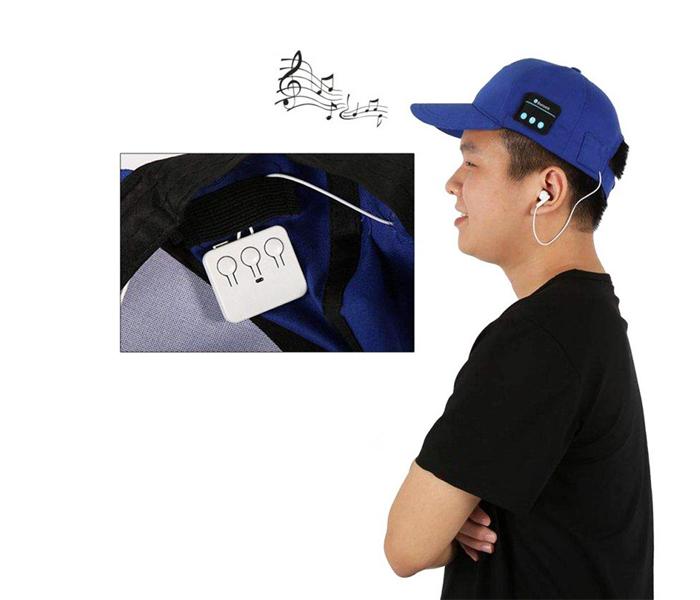 Gloryeleirs Wireless Bluetooth Smart Hat Earphone - Blue - Zoom Image 6