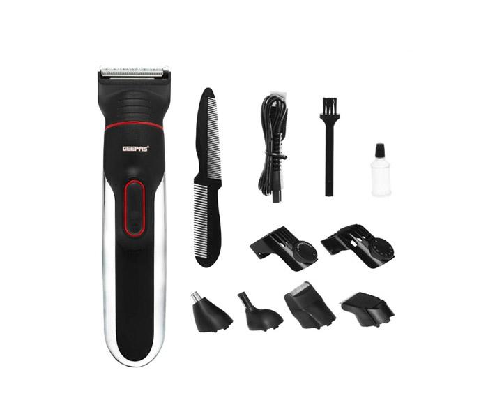 Geepas GTR56015UK Rechargeable Precision Trimmer for Beard and Hair Clippers - Black - Zoom Image