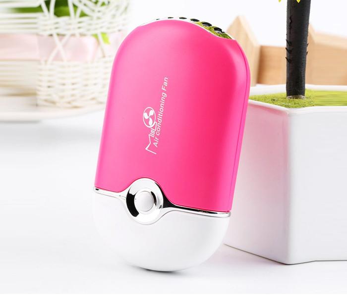 Mini USB Portable Electric Bladeless Eyelash Fan - Rose - Zoom Image 2