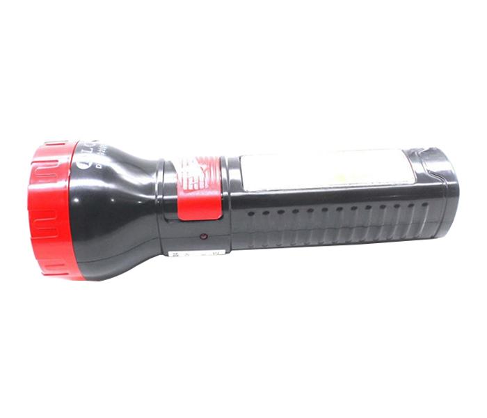 DLC 92024 LED Rechargeable Torch - Red & Black - Zoom Image 1