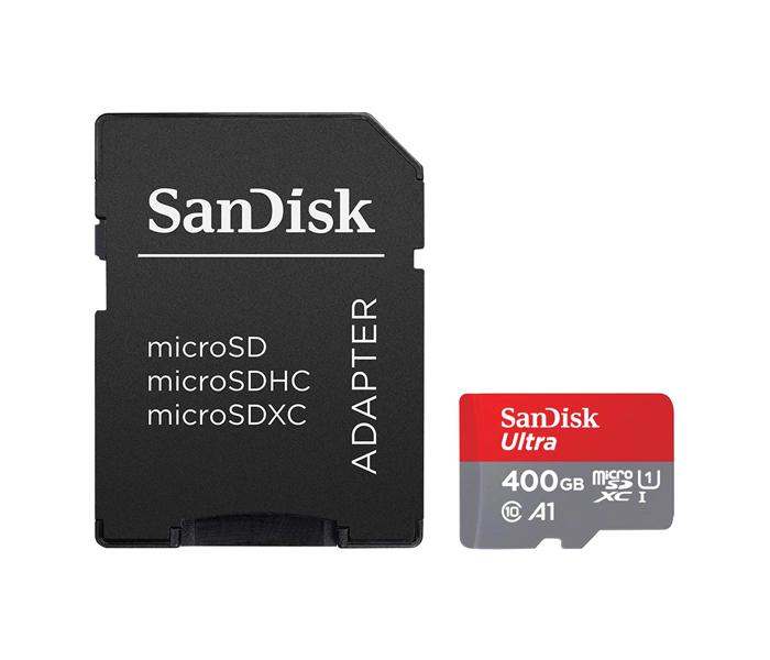 SanDisk SMC-400GB 400GB Class 10 MicroSDXC Memory Card with Adapter  - Zoom Image 1