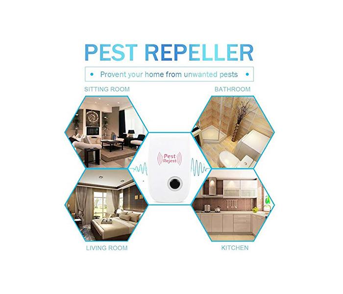 Tanbaby Anti-mosquito Insect Repellent Night Lights Ultrasonic Electronic Pest Mouse Cockroach Repeller Reject EU Plug - Zoom Image 5