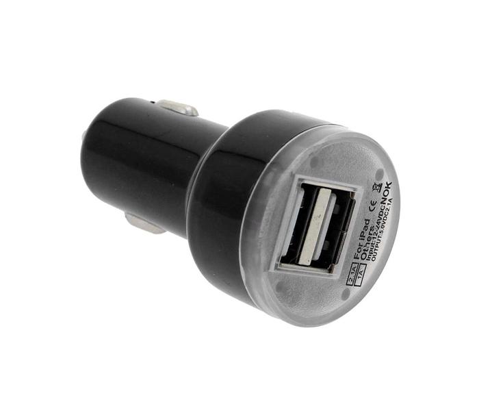 2.1A Dual USB Ports DC Car Charger Adapter - Black - Zoom Image 1