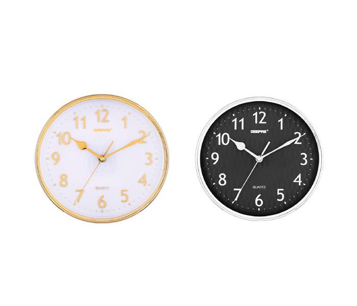 Geepas GWC4815 Wall Clock with Embossed Hour Numbers - Zoom Image