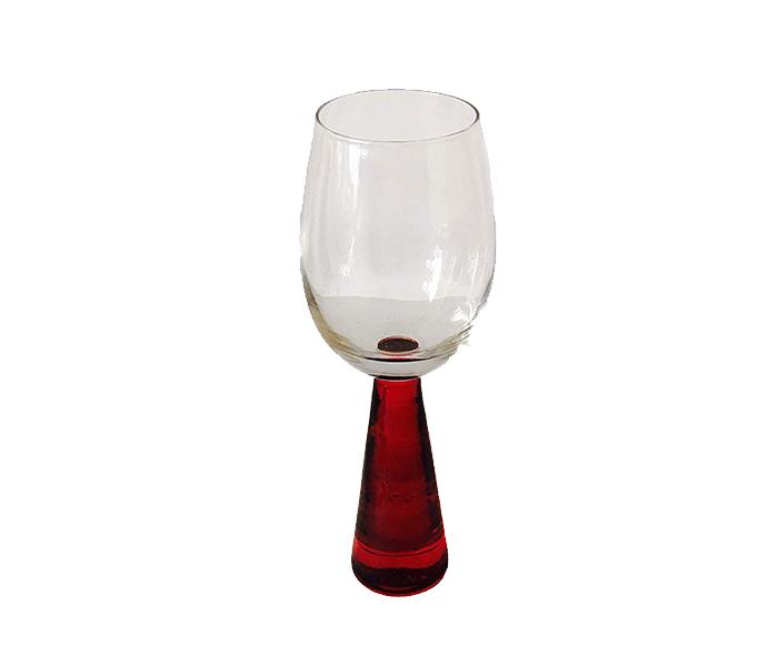 KMTE Christmas Holiday Decoration Champagne Glass with Red Stand - 6 Pieces - Zoom Image