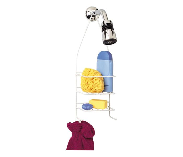 Rayen 2001 Steel Shower Caddy - White - Zoom Image