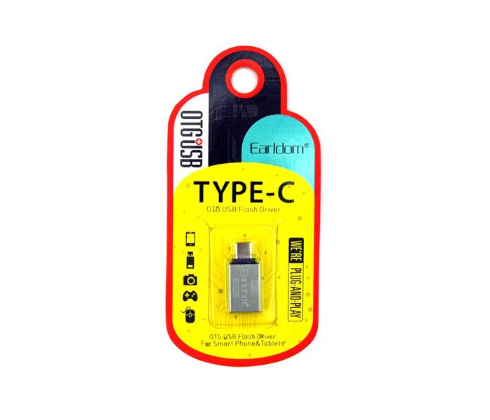 Earldom USB To Type C OTG Adapter - Silver - Zoom Image 4