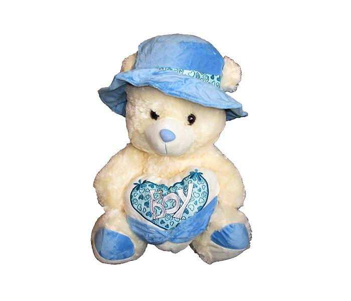 KMTE 40cm Super Soft Kreative I Love Boy Teddy Bear - Blue - Zoom Image 1