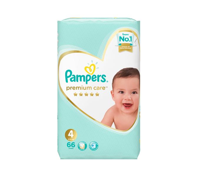 Pampers Premium Care Diapers Size 4 - 66 Count - Zoom Image 1