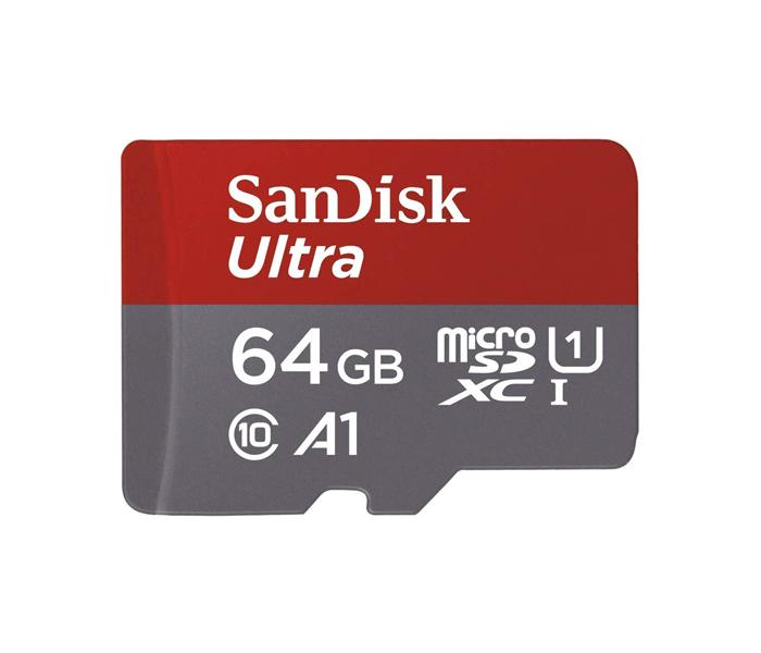 SanDisk SMC-64GB 64GB Class 10 MicroSDXC Memory Card with Adapter  - Zoom Image 3