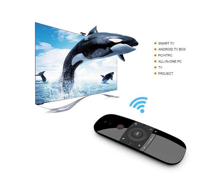 W1 Keyboard Mouse Wireless 2.4G Fly Air Mouse Dual Side IR Remote Control  - Zoom Image 5