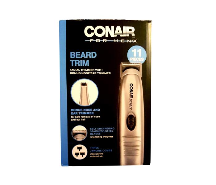 Conair for Men GMT170AC Battery Operated Beard and Moustache Trimmer with Bonus Nose/Ear Trimmer  - Zoom Image 2