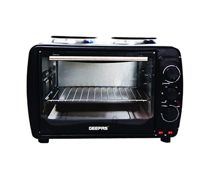 Geepas GO4453 Electric Oven With Rotisserie 24L 1400W Black - Zoom Image