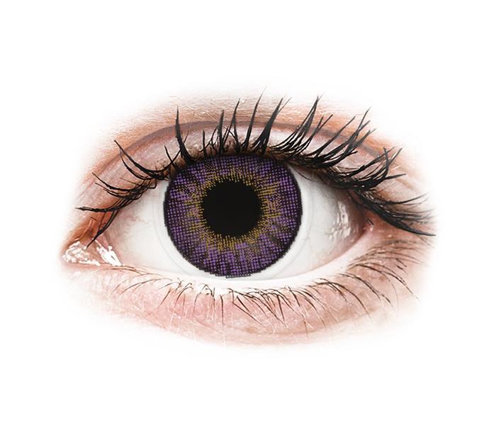 Air Optix Color Breathable Amethyst Color Contact Lenses - Pack of 2 - Zoom Image 1