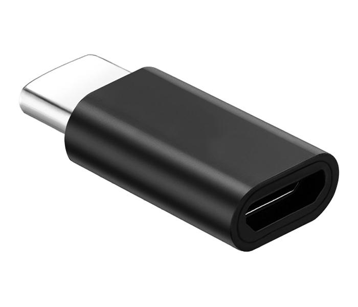 iSmart IC3 Micro USB to Type C Charger & Adapter - Black - Zoom Image