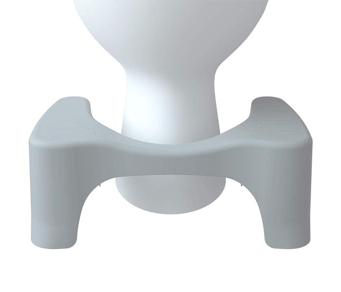 Squatty Potty Curve - Grey Toilet Stoo lSPC-7G - Zoom Image 1